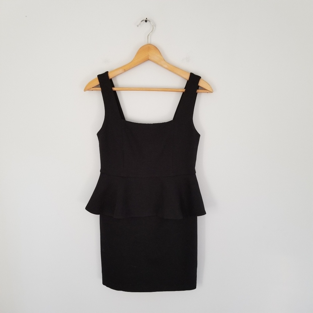 Alice Olivia Peplum Short Dress